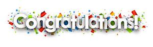 Congratulations! 
