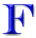 Letter F 